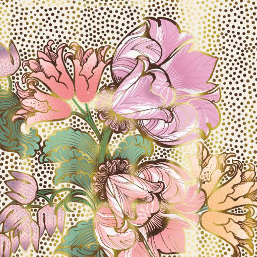 Picture of FLOWERS BLANK CARD INSIDE